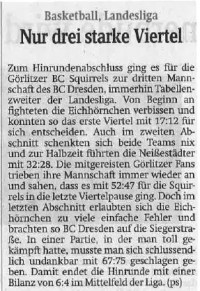 29.01.2016 Sächsische Zeitung